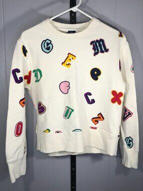 Rowing Blazers x Target Adult Alphabet Print Crewneck Sweatshirt Sz XS
